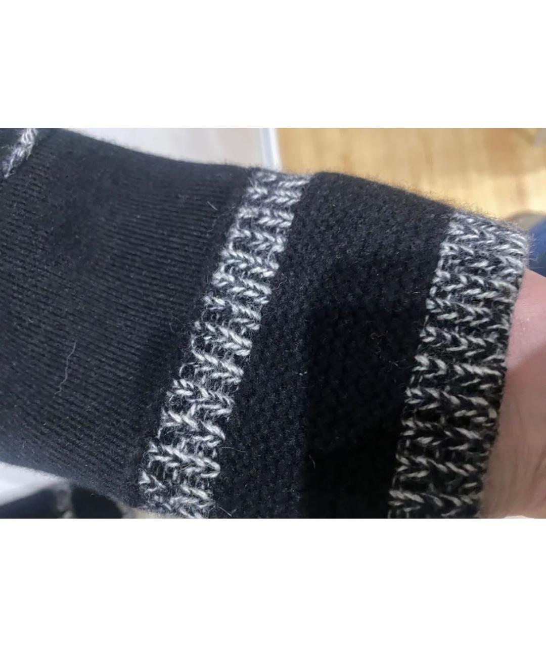 CHANEL Черные кашемировые леггинсы и велосипедки, фото 3