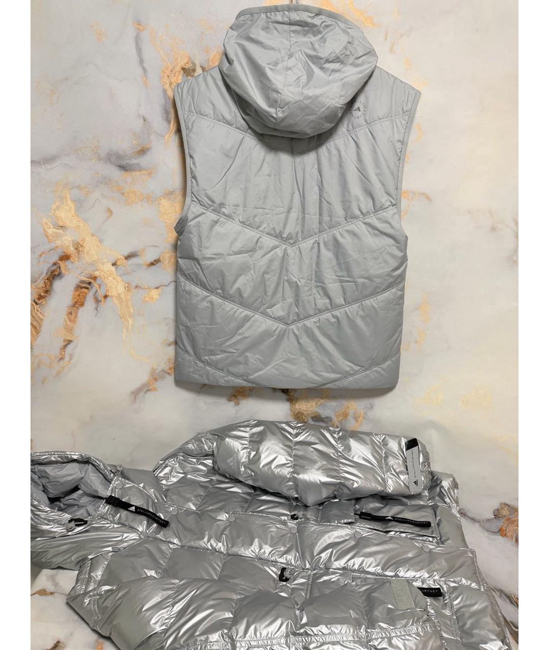 ADIDAS BY STELLA MCCARTNEY Серебряная куртка, фото 4