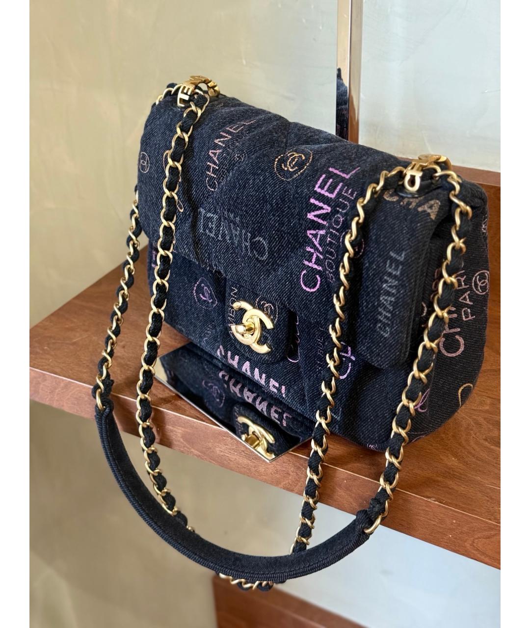 CHANEL Мульти деним сумка через плечо, фото 5
