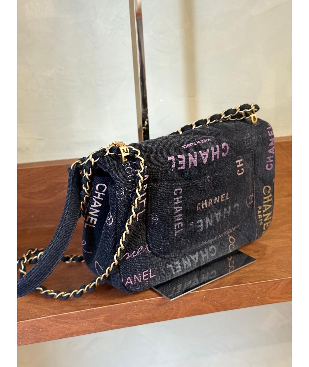 CHANEL Мульти деним сумка через плечо, фото 7