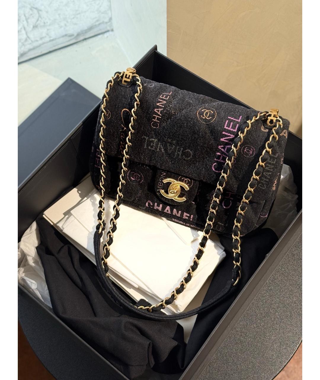 CHANEL Мульти деним сумка через плечо, фото 2