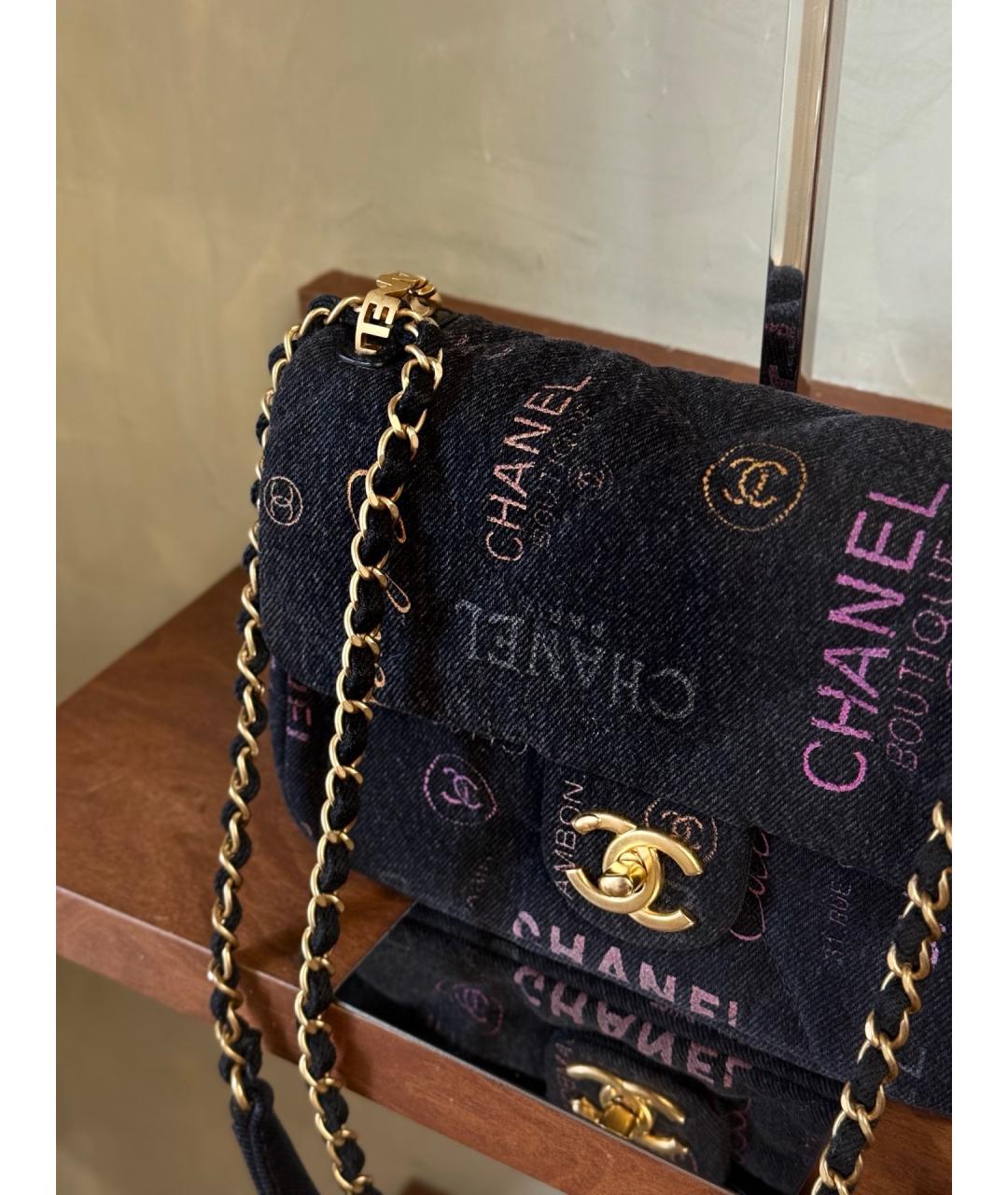 CHANEL Мульти деним сумка через плечо, фото 4