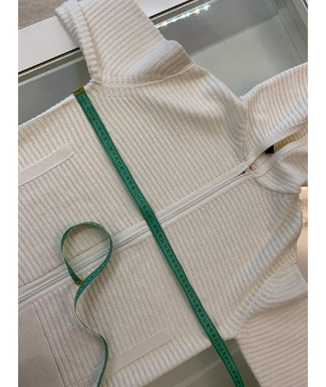 LORO PIANA Белый шелковый кардиган, фото 6