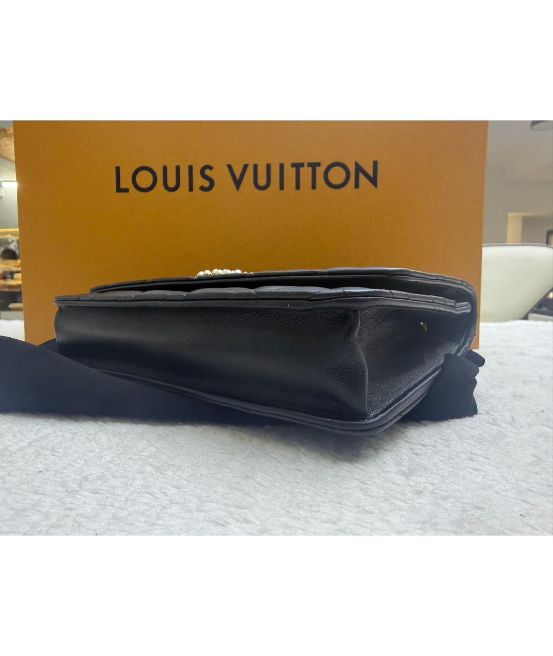 CHANEL Черная кожаная сумка через плечо, фото 6