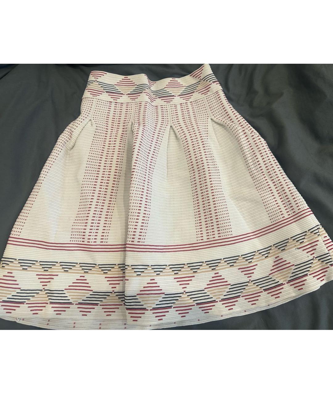 MAJE Белая юбка миди, фото 5