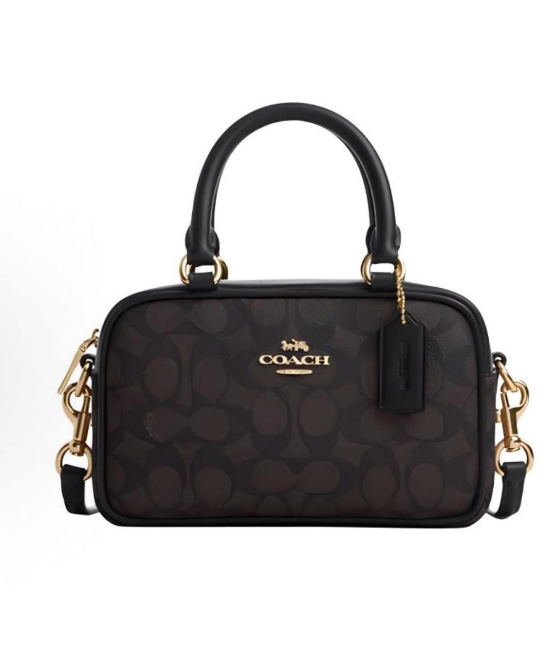 COACH Коричневая сумка через плечо, фото 7