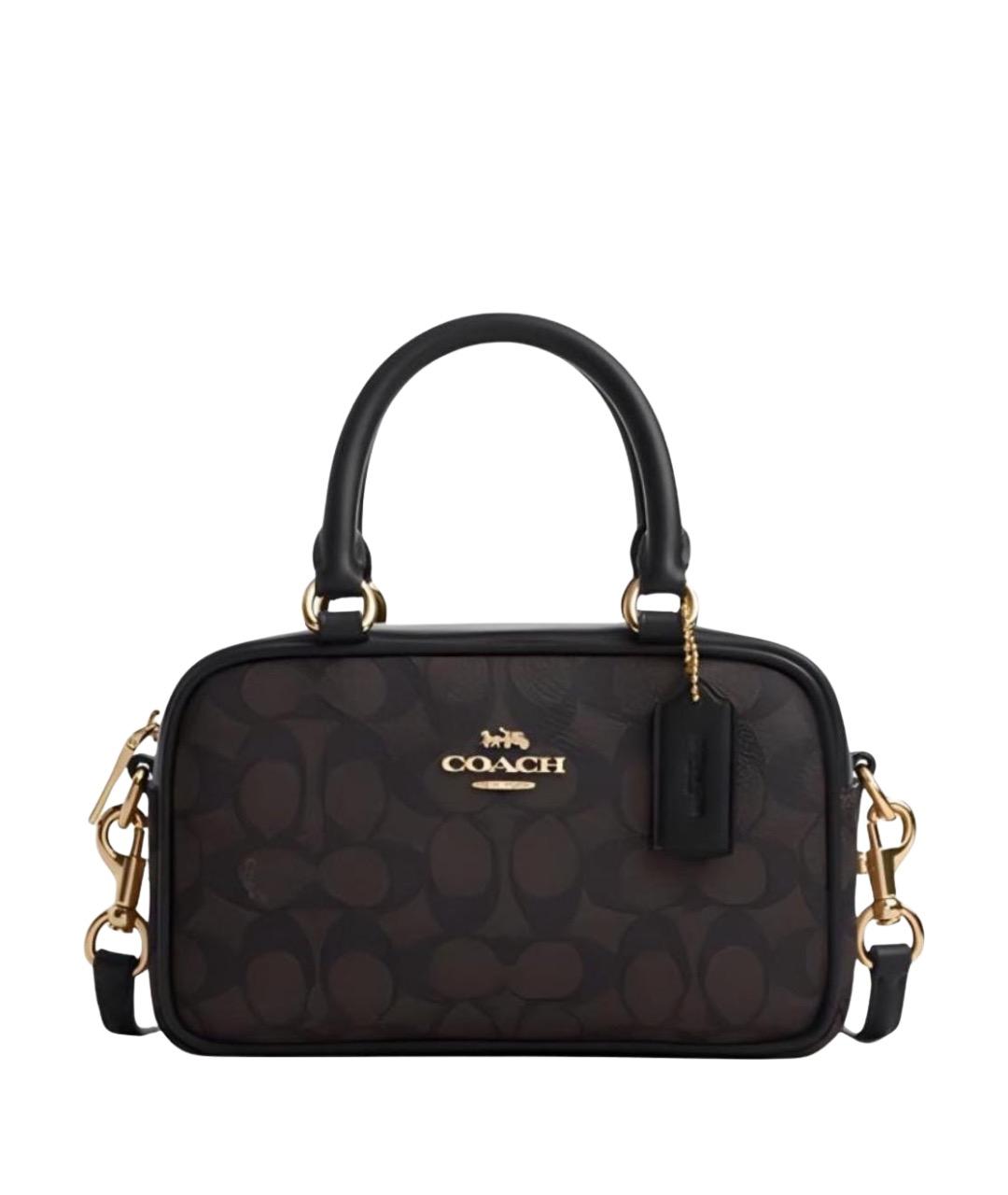 COACH Коричневая сумка через плечо, фото 1