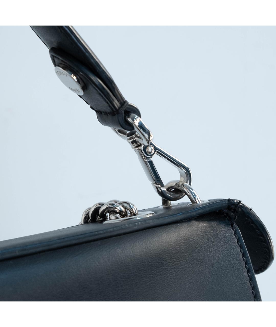 FENDI Черный кожаный рюкзак, фото 5