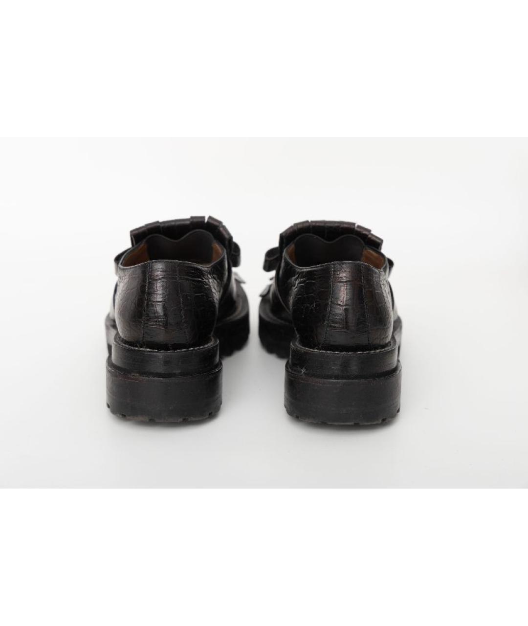 MARNI Черные кожаные лоферы, фото 4