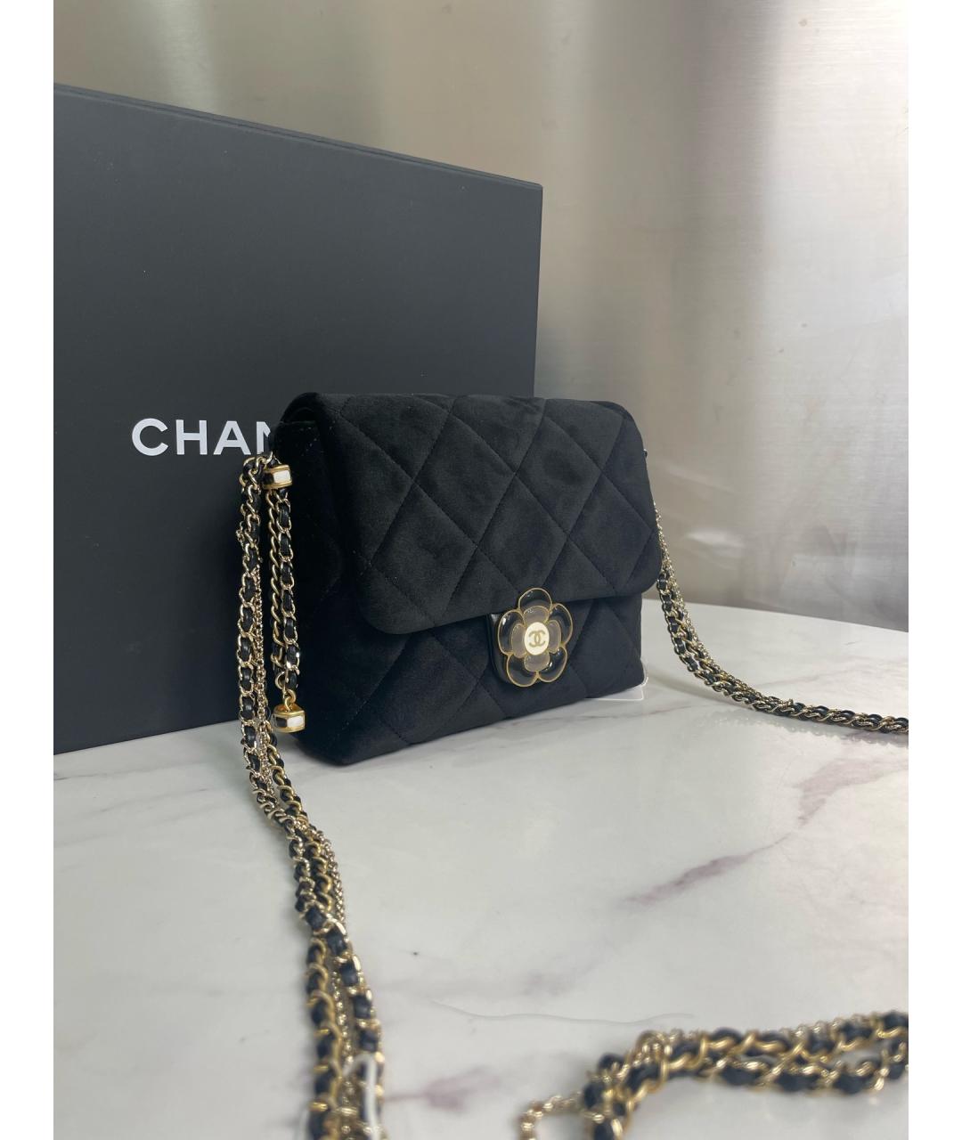 CHANEL Черная сумка через плечо, фото 2