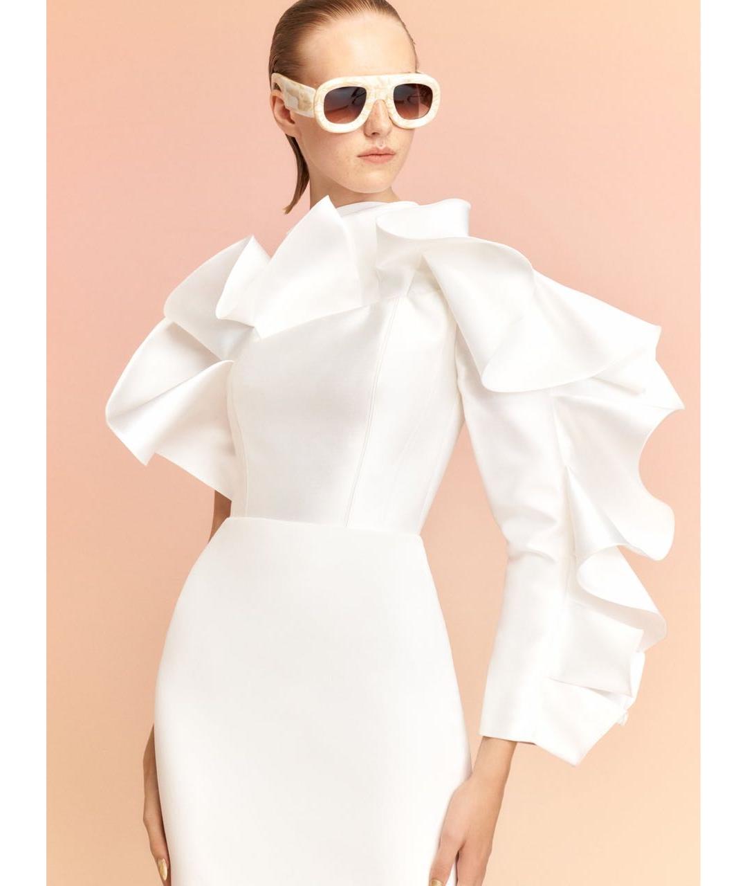 SOLACE LONDON Белое вечернее платье, фото 3