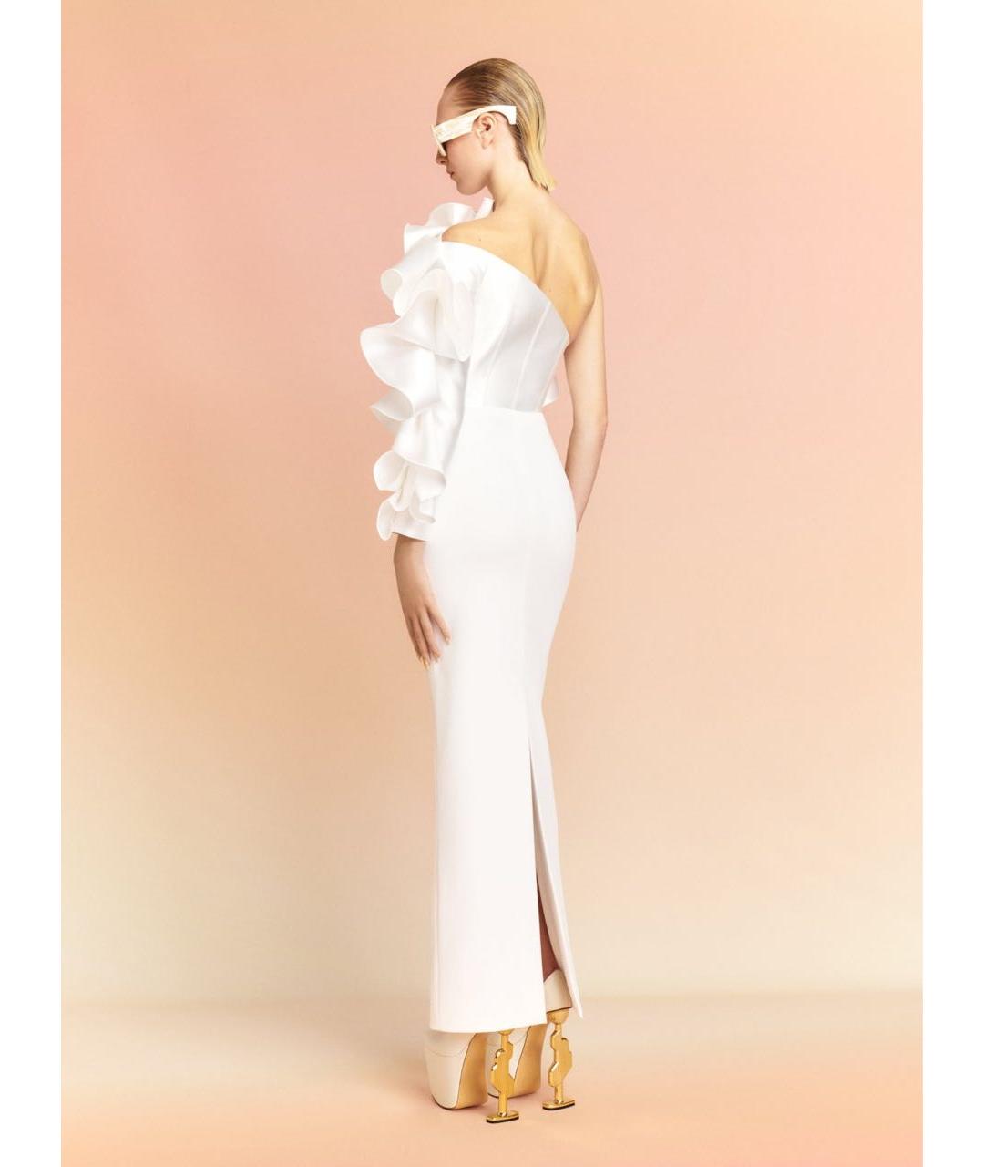 SOLACE LONDON Белое вечернее платье, фото 6
