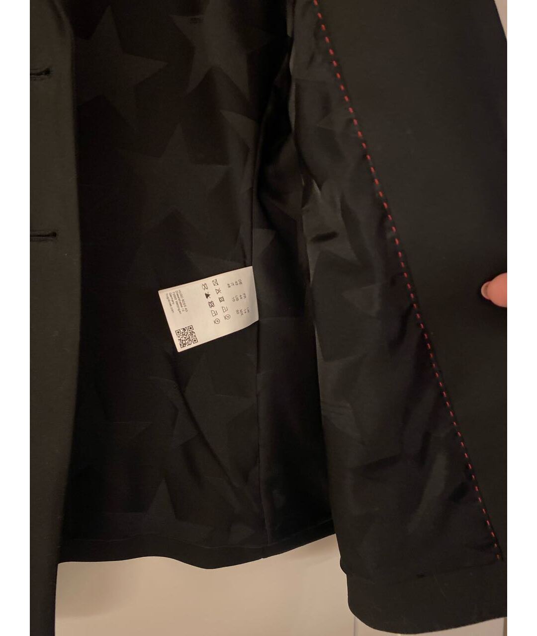 HUGO BOSS Черный шерстяной жакет/пиджак, фото 5