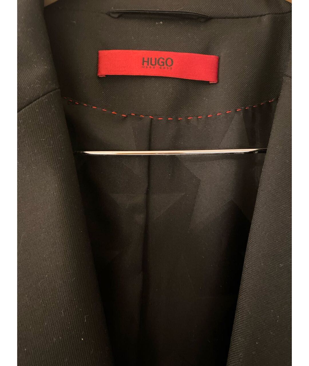 HUGO BOSS Черный шерстяной жакет/пиджак, фото 3
