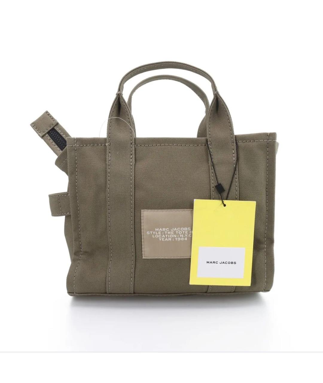 MARC JACOBS Коричневая льняная сумка тоут, фото 4