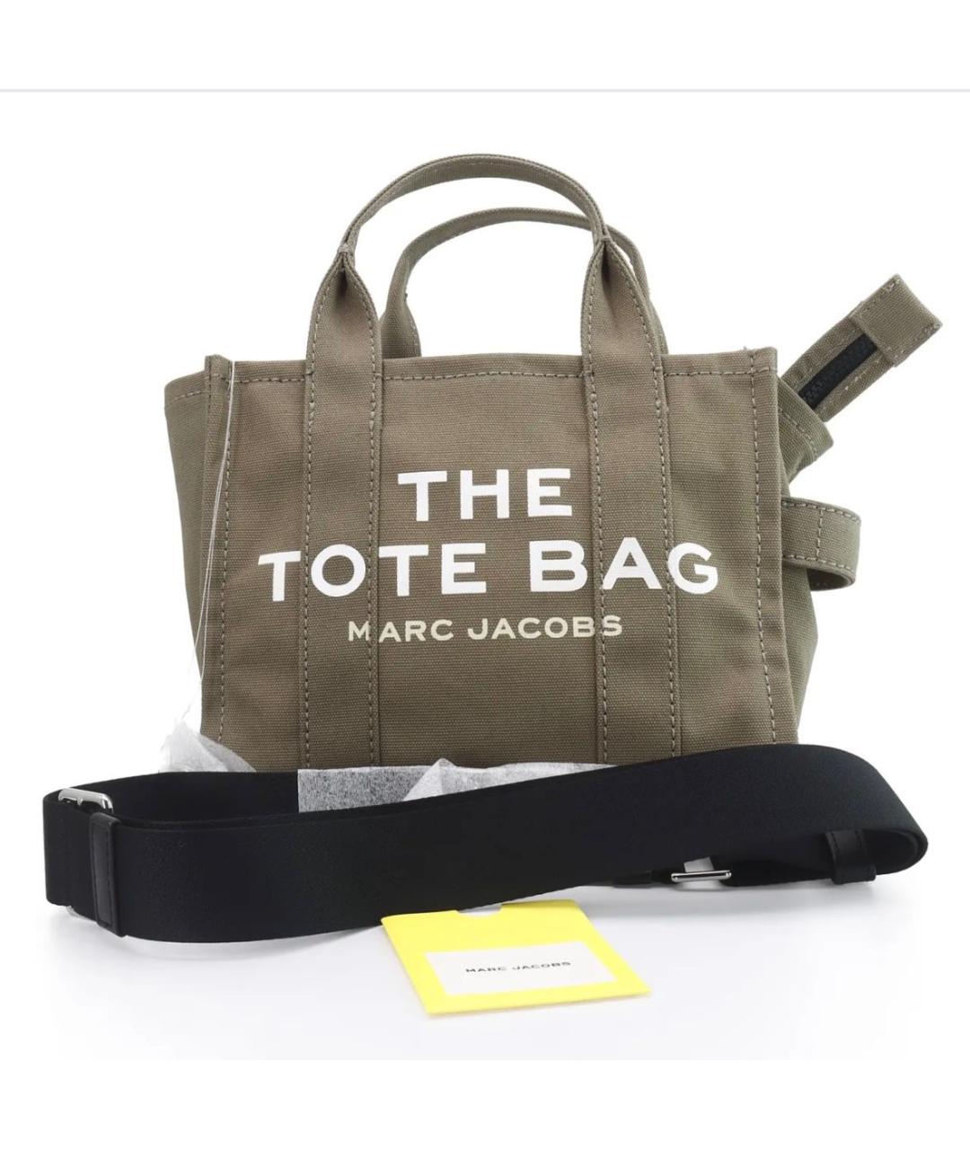 MARC JACOBS Коричневая льняная сумка тоут, фото 2