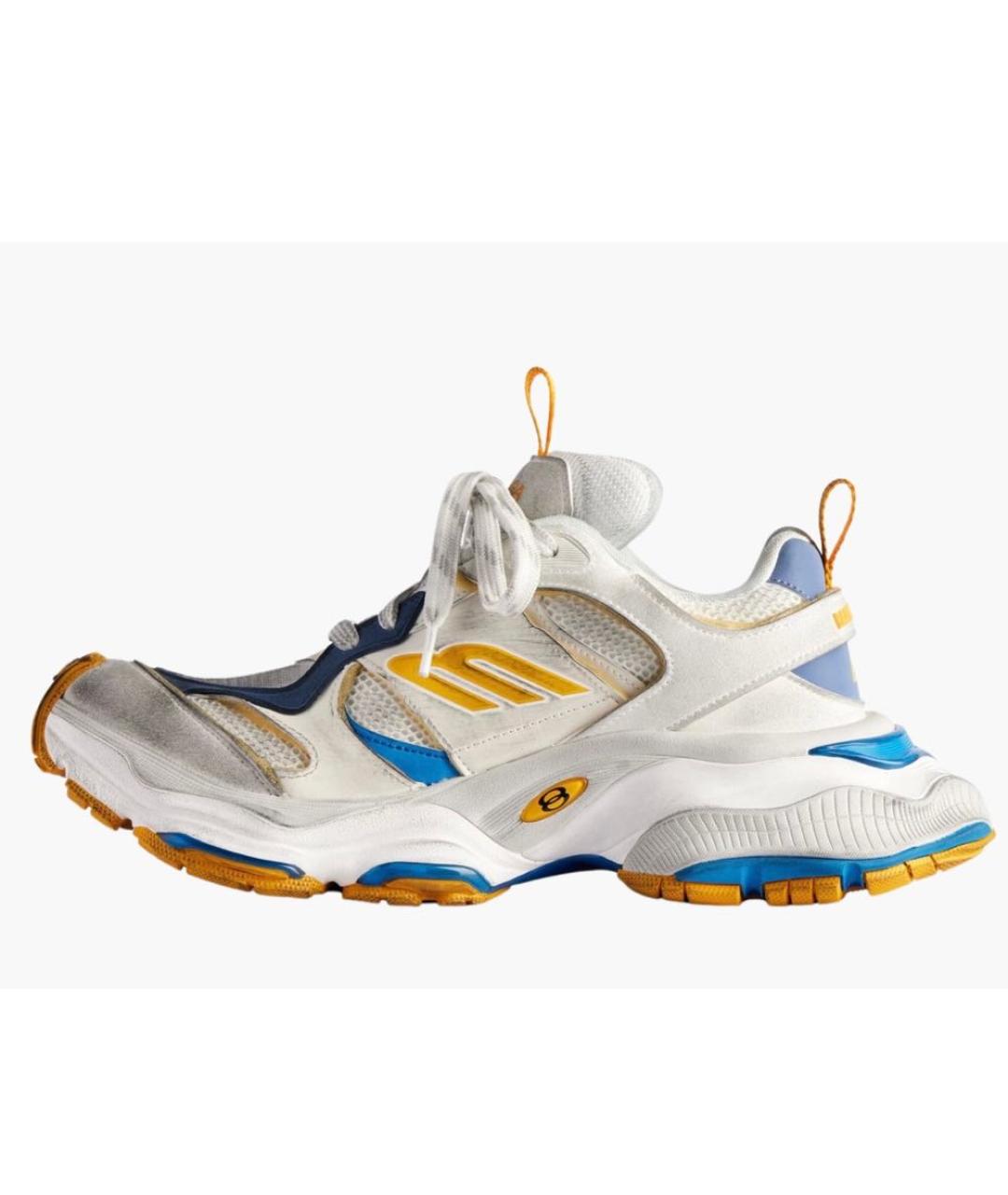 BALENCIAGA Бежевые текстильные кроссовки, фото 5