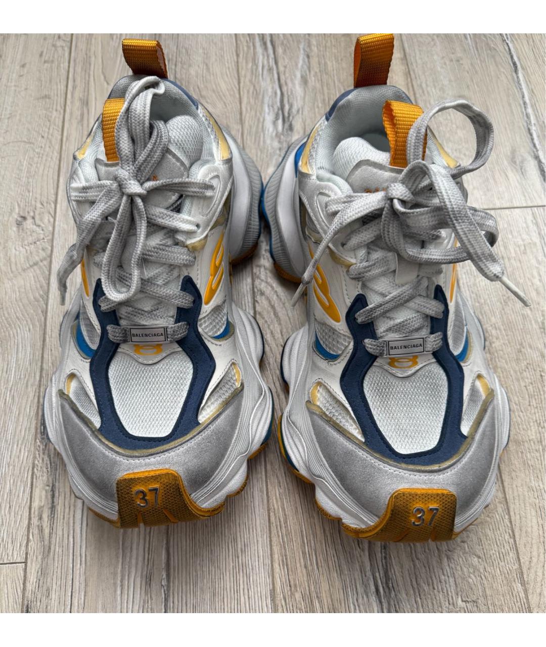 BALENCIAGA Бежевые текстильные кроссовки, фото 2