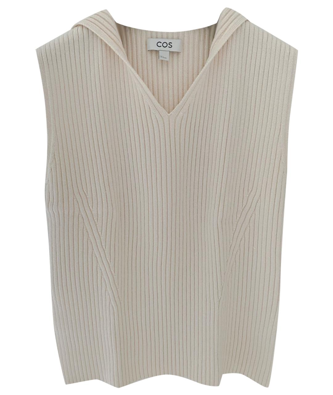 COS Бежевая шерстяная жилетка, фото 1