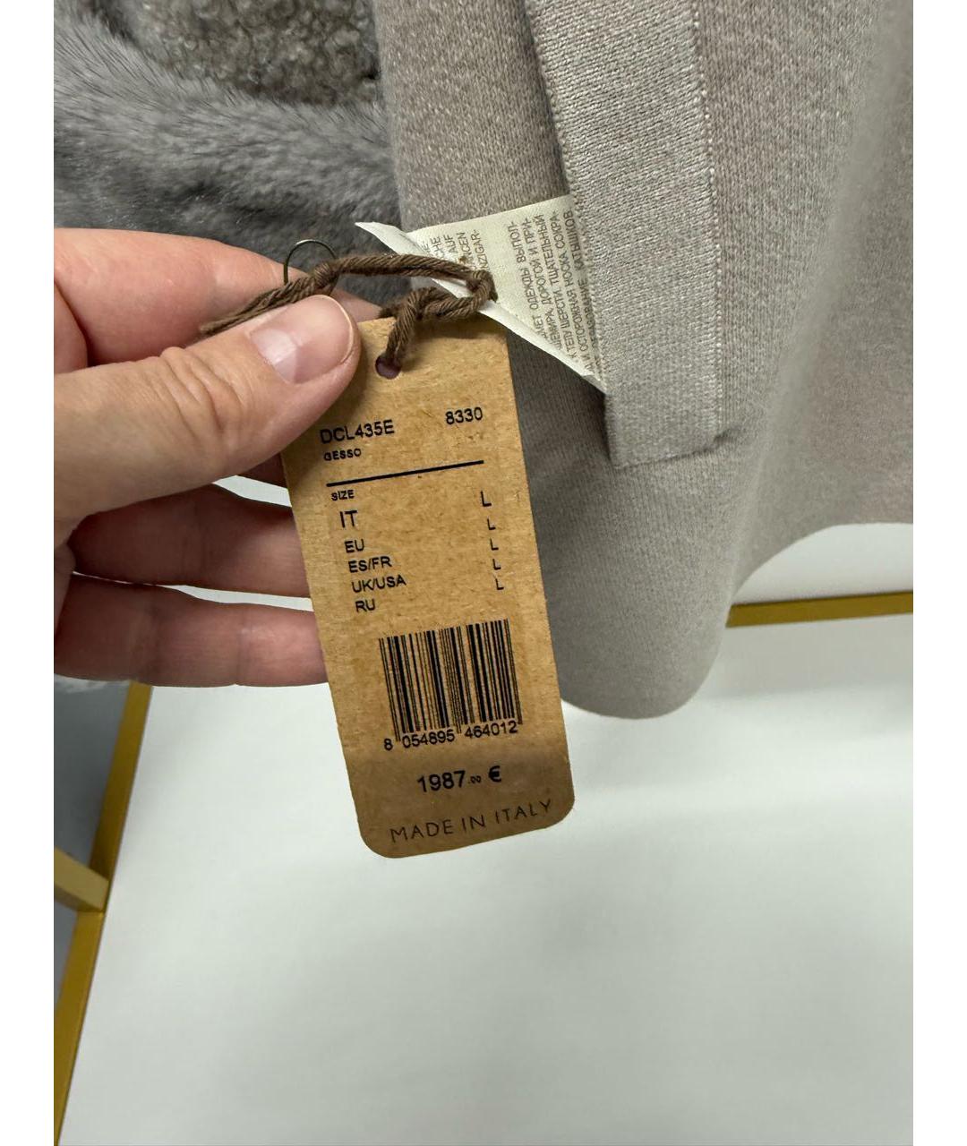 FALCONERI Серое кашемировое пальто, фото 6