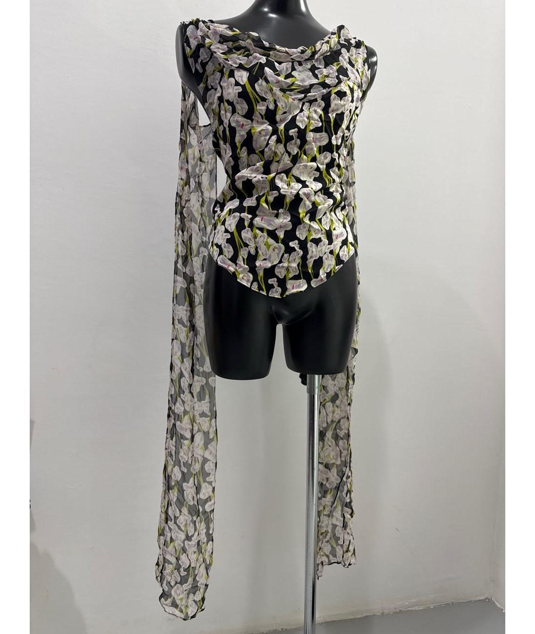 DIANE VON FURSTENBERG Мульти шелковый костюм с юбками, фото 6