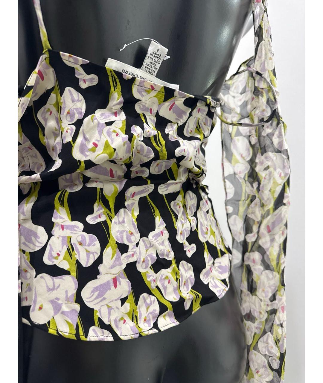 DIANE VON FURSTENBERG Мульти шелковый костюм с юбками, фото 4