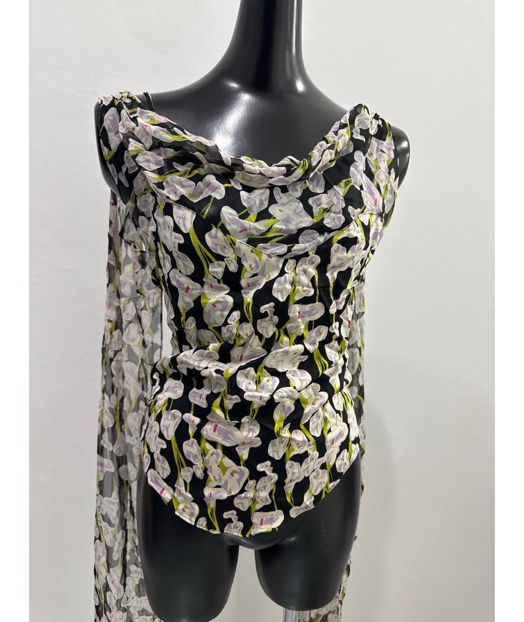 DIANE VON FURSTENBERG Мульти шелковый костюм с юбками, фото 5