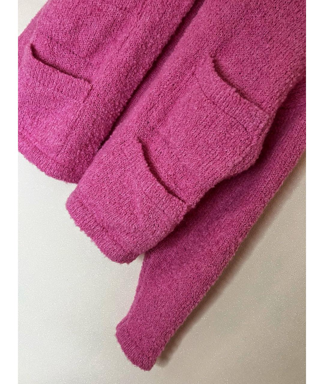 PLANTA ROSA Розовый шерстяной кардиган, фото 5