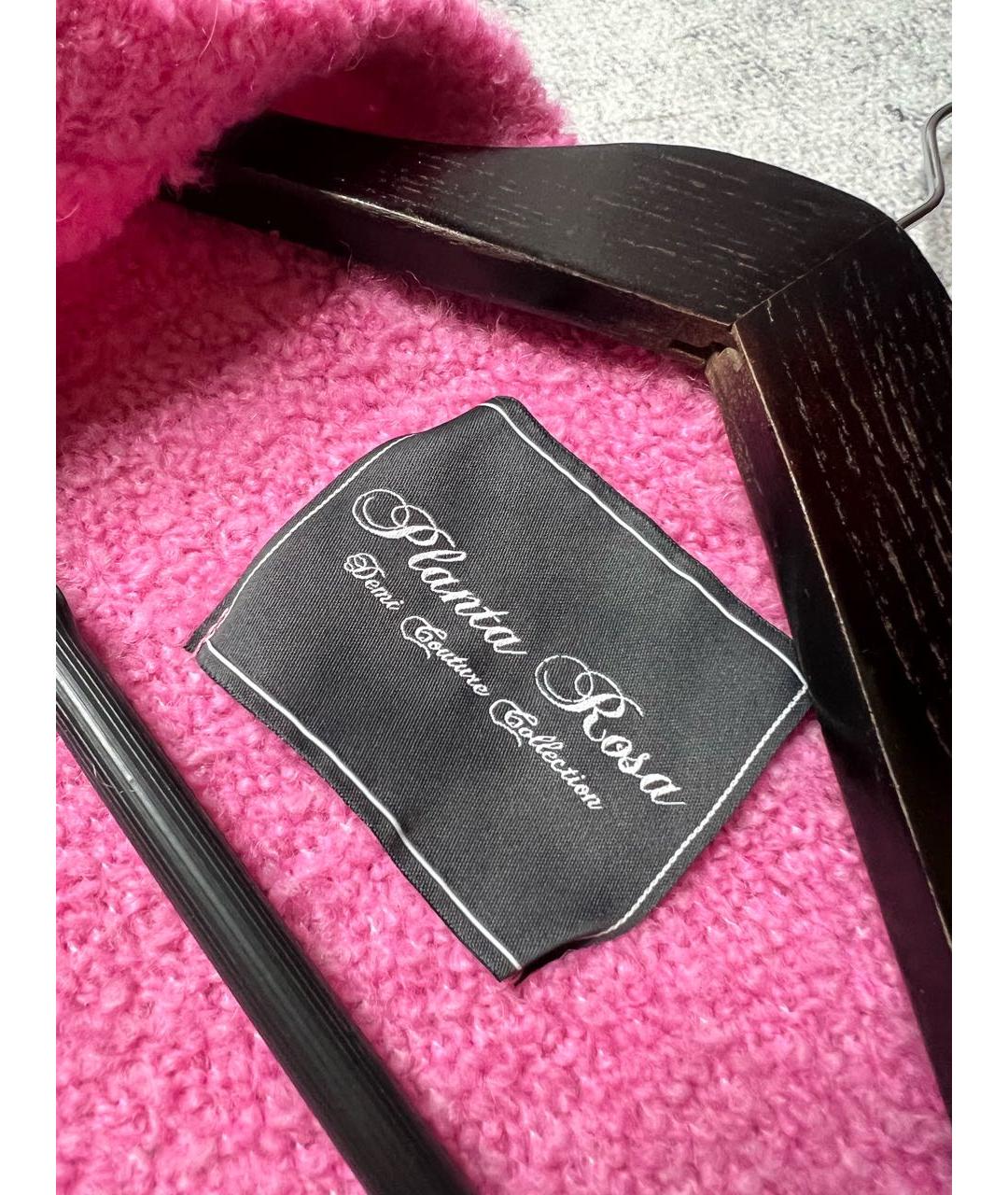 PLANTA ROSA Розовый шерстяной кардиган, фото 7