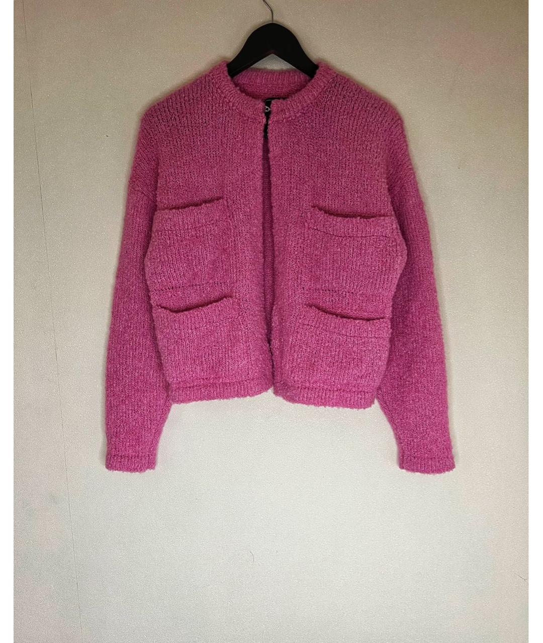 PLANTA ROSA Розовый шерстяной кардиган, фото 9