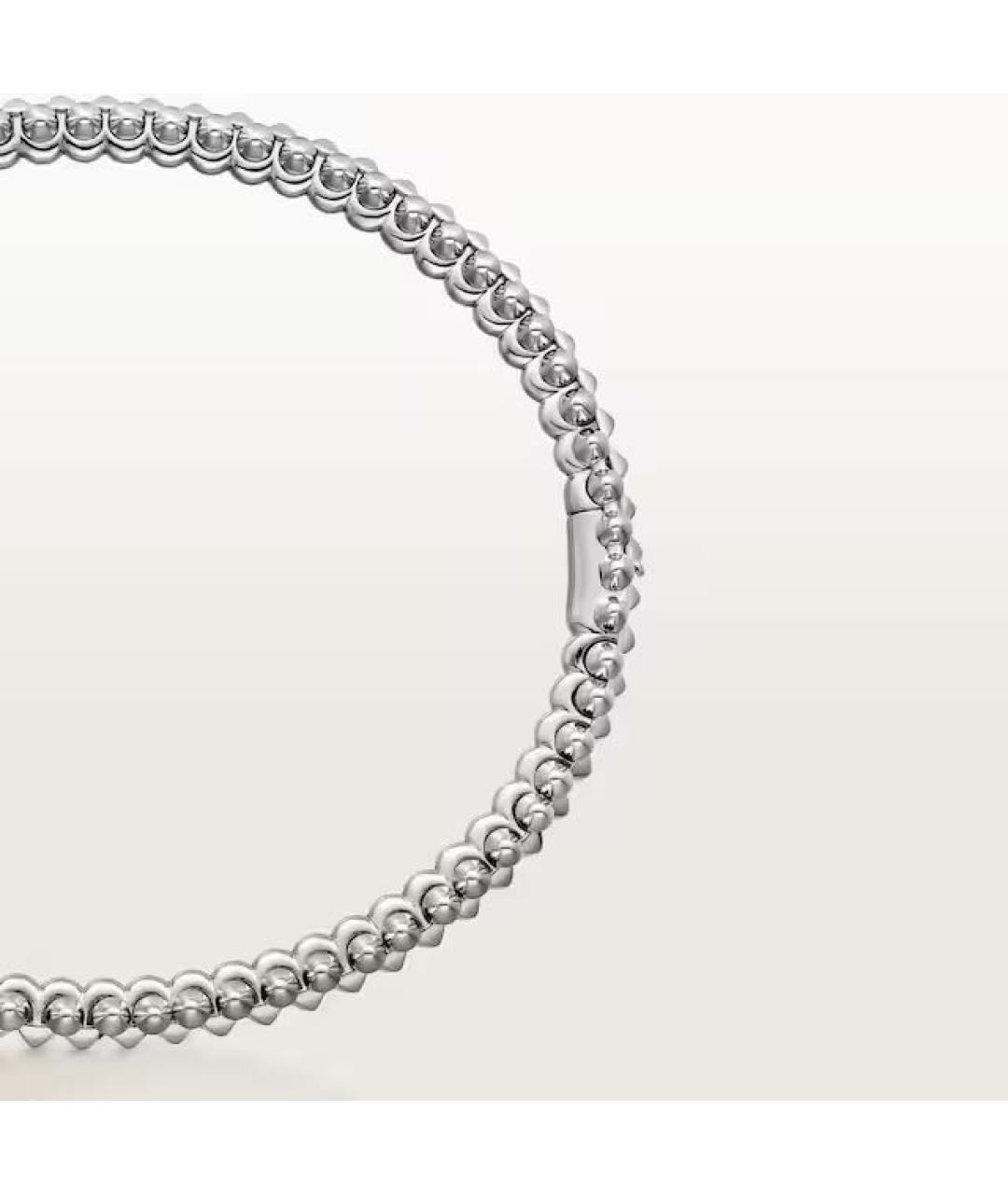 CARTIER Серебрянный браслет из белого золота, фото 2