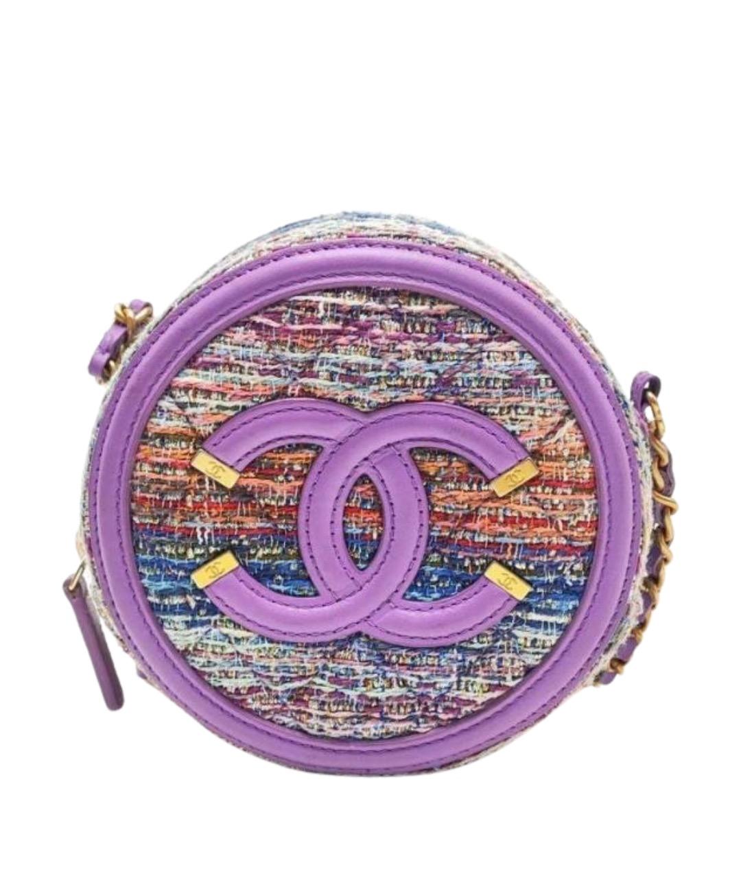 CHANEL Мульти твидовая сумка через плечо, фото 1