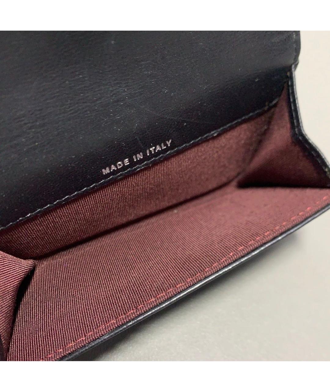 CHANEL Черный кожаный кошелек, фото 6