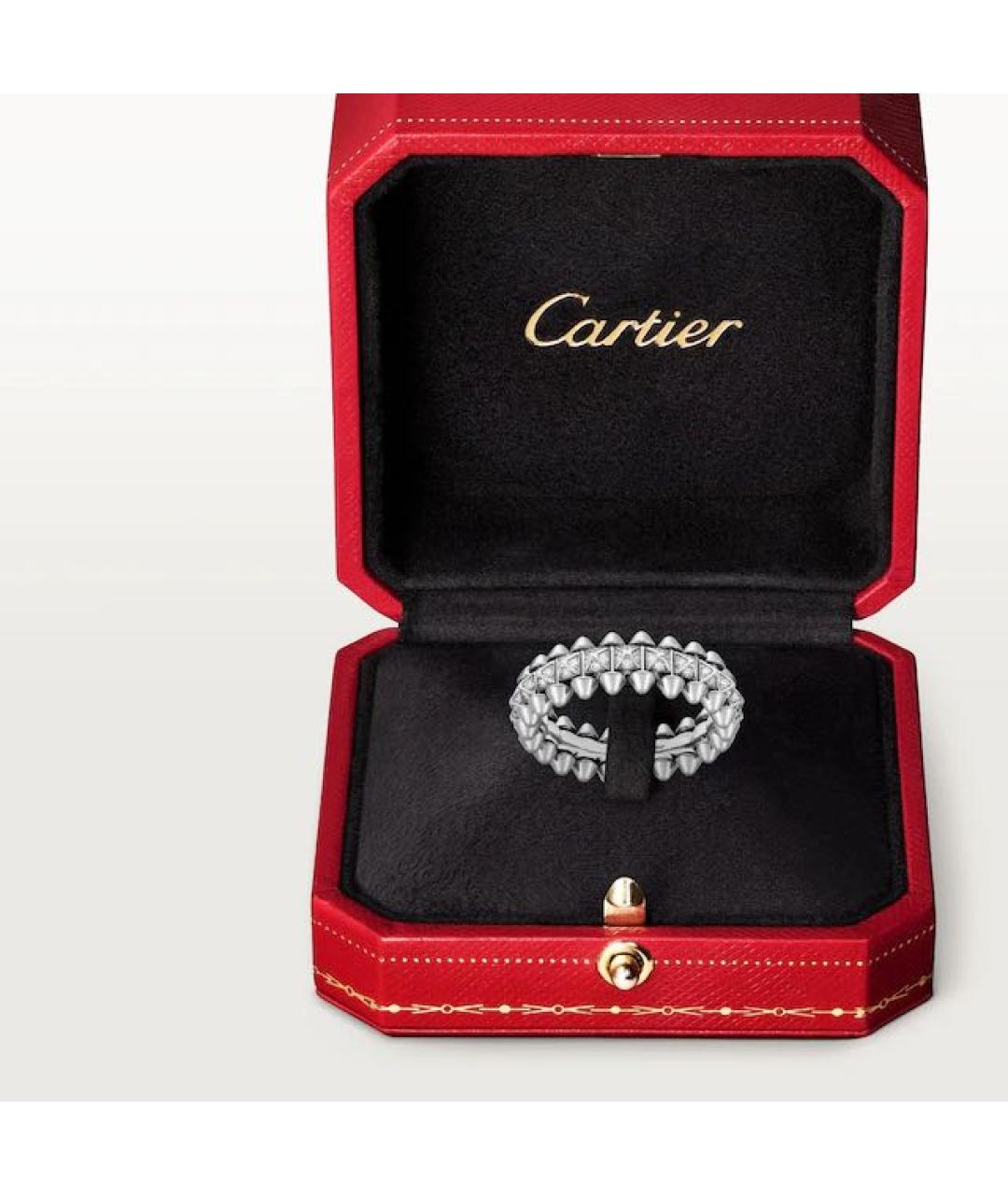 CARTIER Серебряное кольцо из белого золота, фото 5