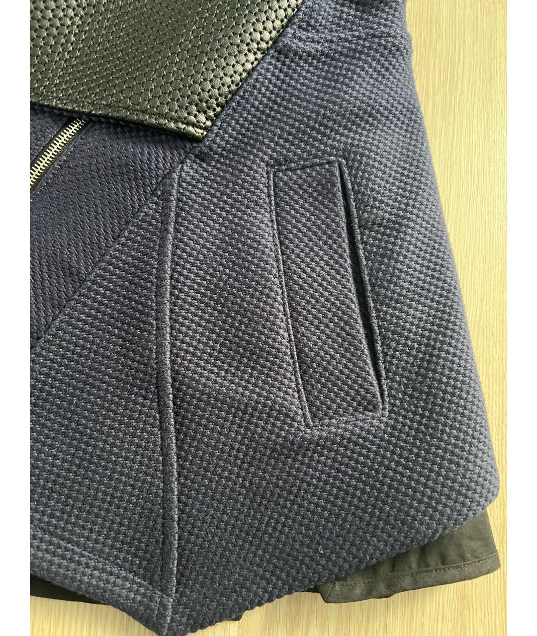 PROENZA SCHOULER Синяя хлопковая юбка мини, фото 4