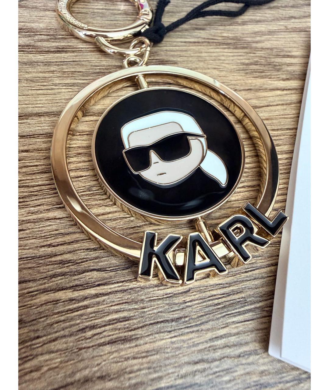KARL LAGERFELD Золотой брелок, фото 8
