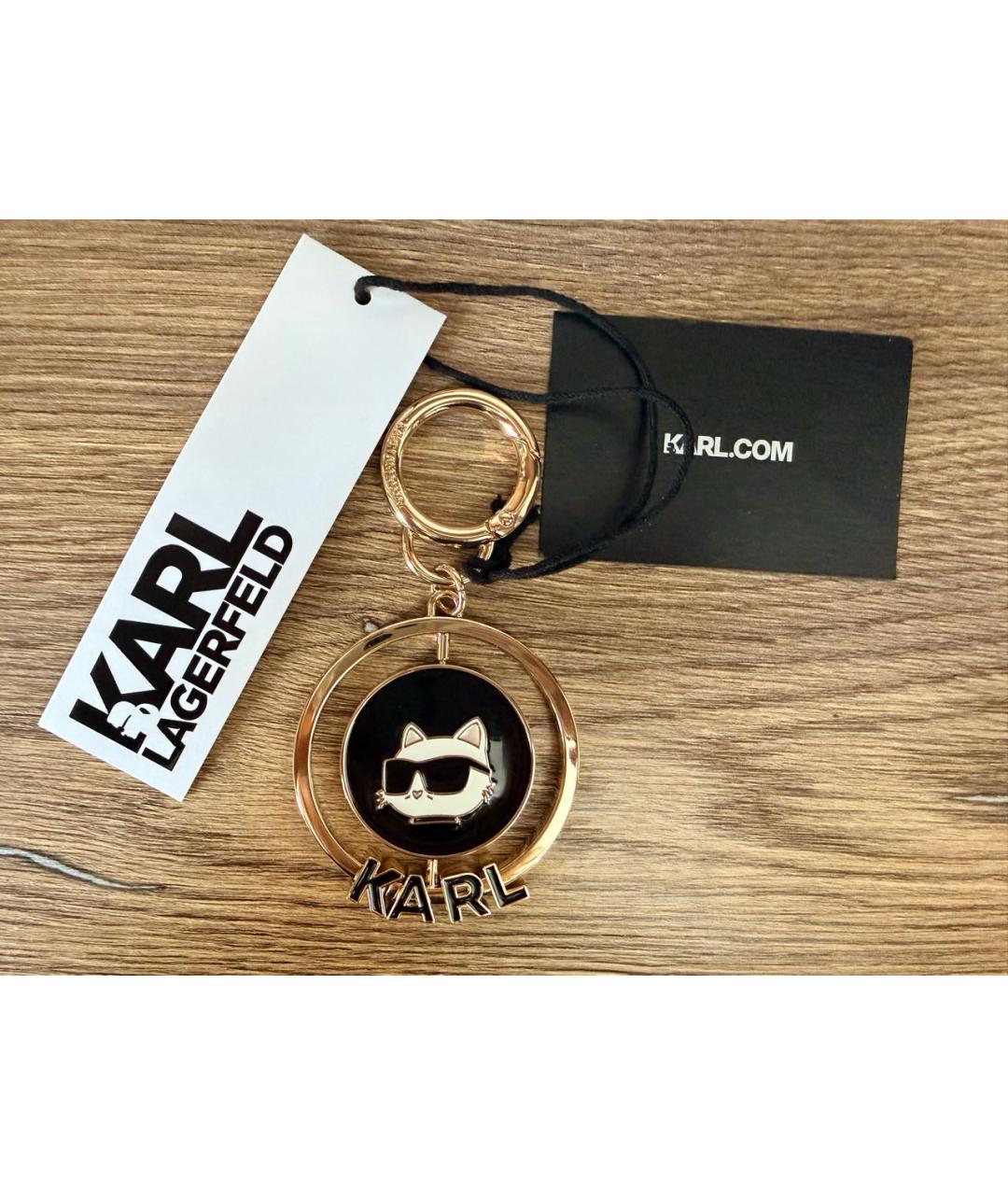 KARL LAGERFELD Золотой брелок, фото 6