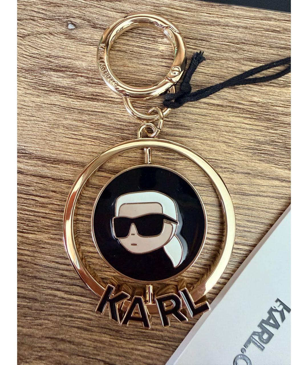 KARL LAGERFELD Золотой брелок, фото 2