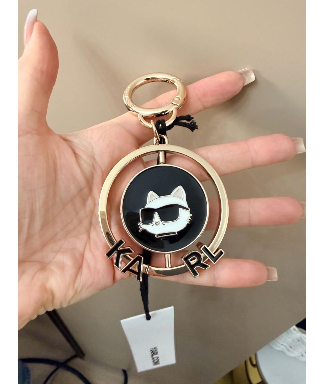 KARL LAGERFELD Золотой брелок, фото 7