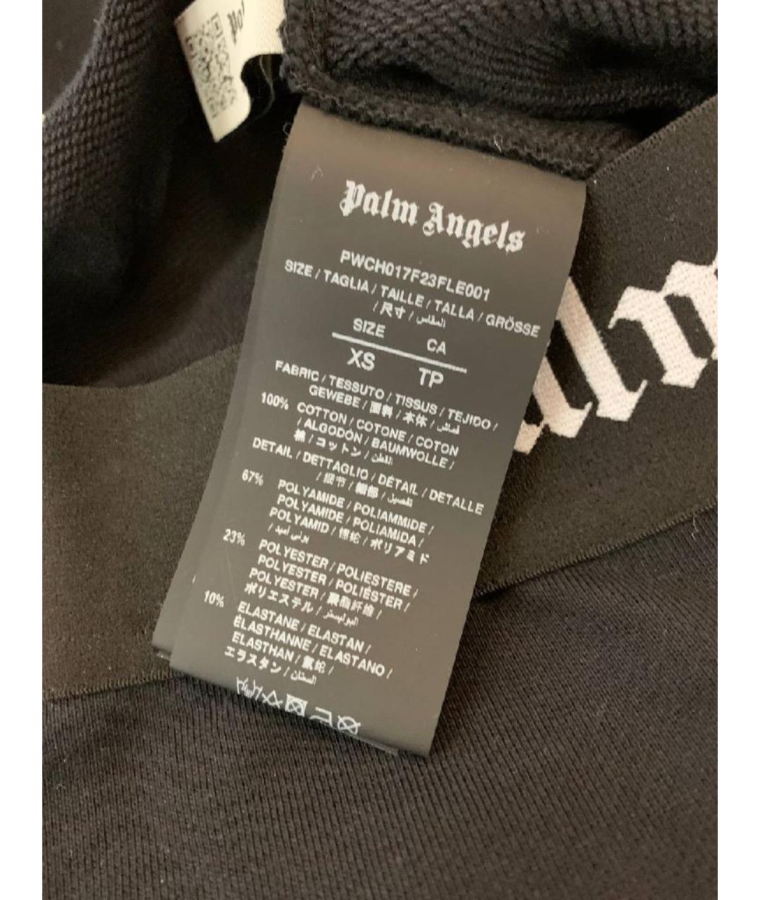 PALM ANGELS Черные хлопковые брюки узкие, фото 5