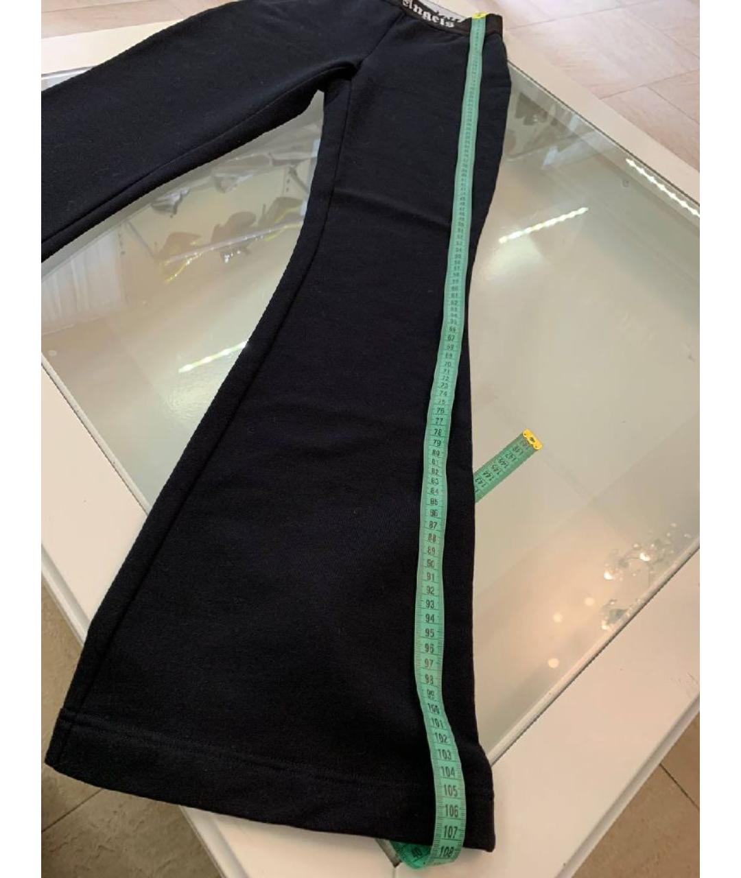 PALM ANGELS Черные хлопковые брюки узкие, фото 8