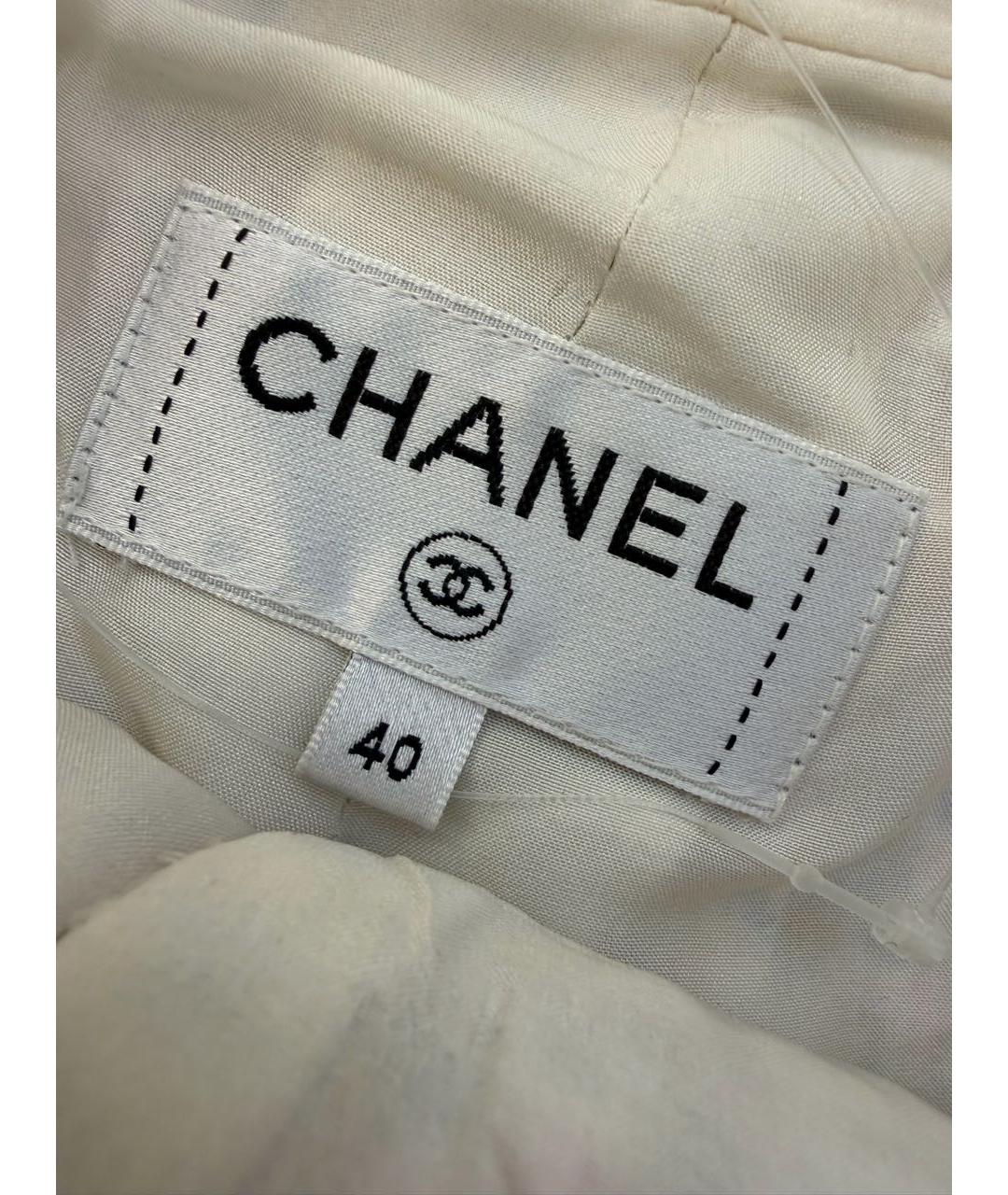 CHANEL Розовые твидовые брюки узкие, фото 3