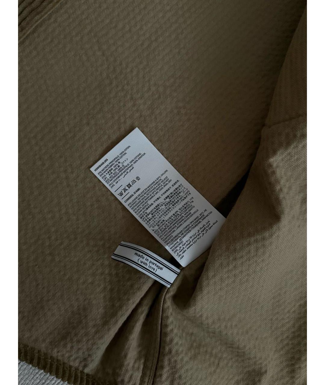 Ami Paris Бежевая хлопковая рубашка, фото 6