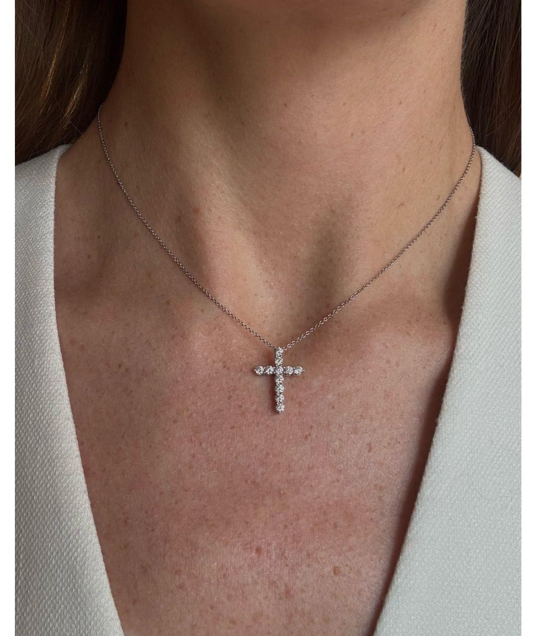 TIFFANY&CO Белое платиновое колье, фото 6