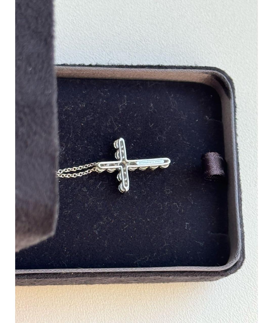 TIFFANY&CO Белое платиновое колье, фото 3