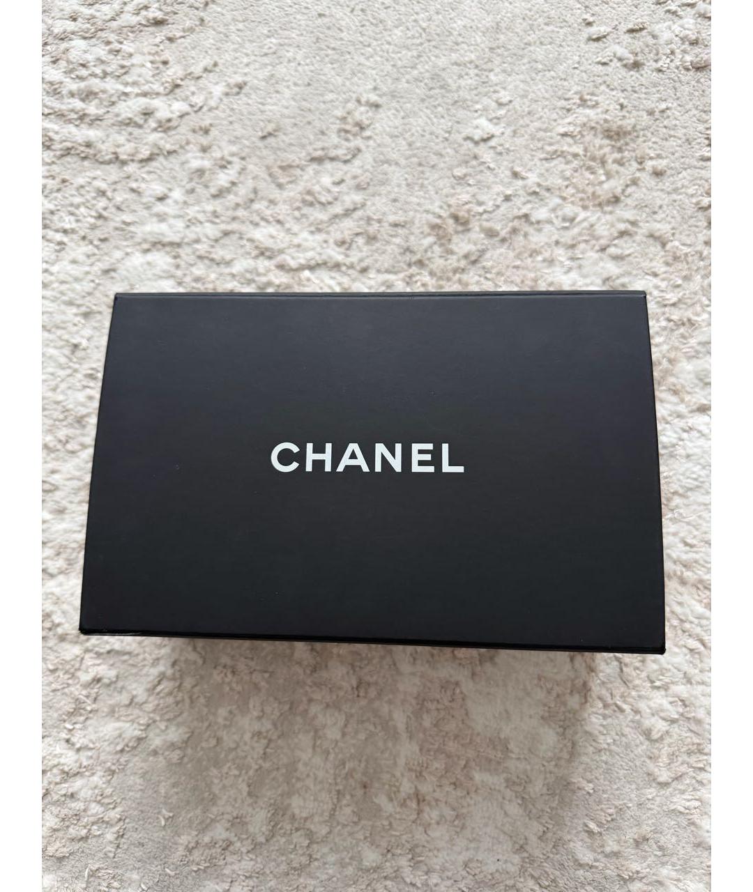 CHANEL Черная кожаная сумка через плечо, фото 4