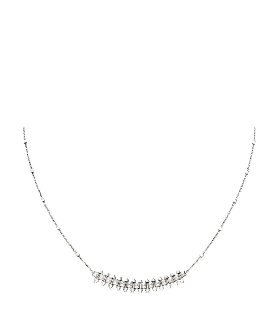 CARTIER Серебряное колье из белого золота, фото 1