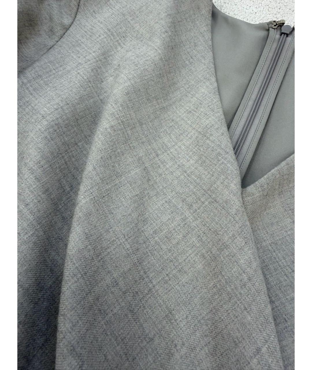 RALPH LAUREN Бежевое шерстяное повседневное платье, фото 4