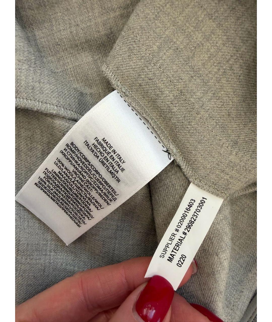 RALPH LAUREN Бежевое шерстяное повседневное платье, фото 6