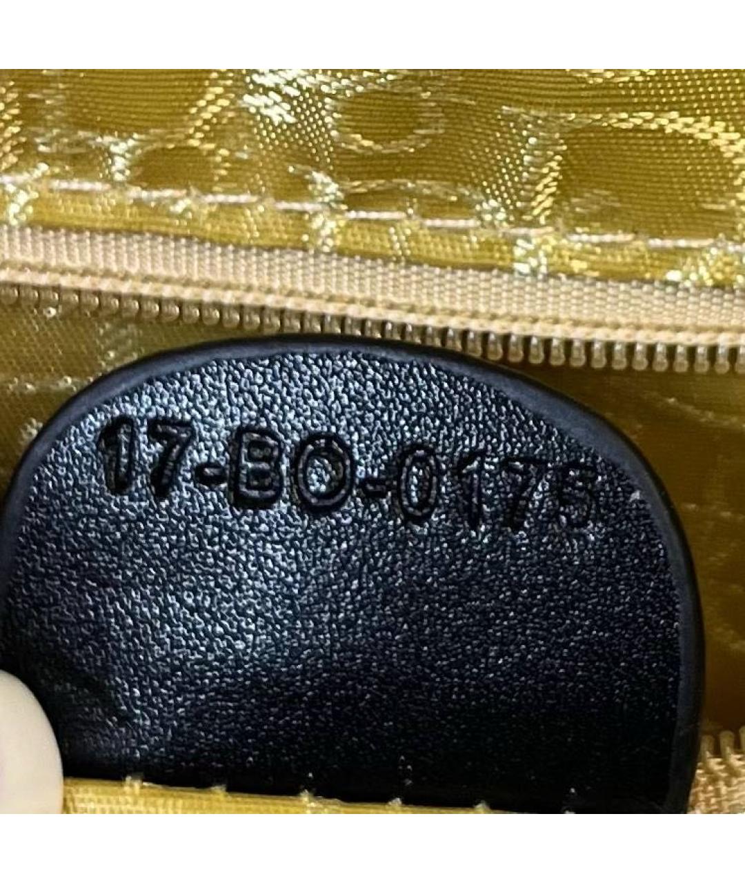 CHRISTIAN DIOR Синяя жаккардовая сумка тоут, фото 6